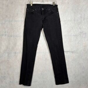 Levi's Jeans Mens 32x32 511 Slim Fit Black Good WaterLess Stretch Denim